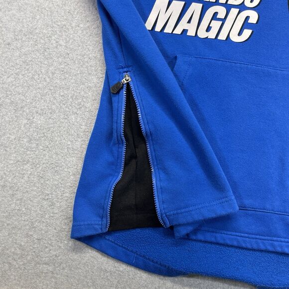 Y2K Orlando Magic Men’s XL Blue Hoodie Zipway Pullover Side Zip NBA Vintage - Picture 5 of 9
